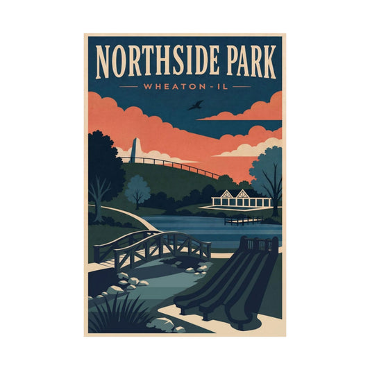 Wheaton Park Days Print